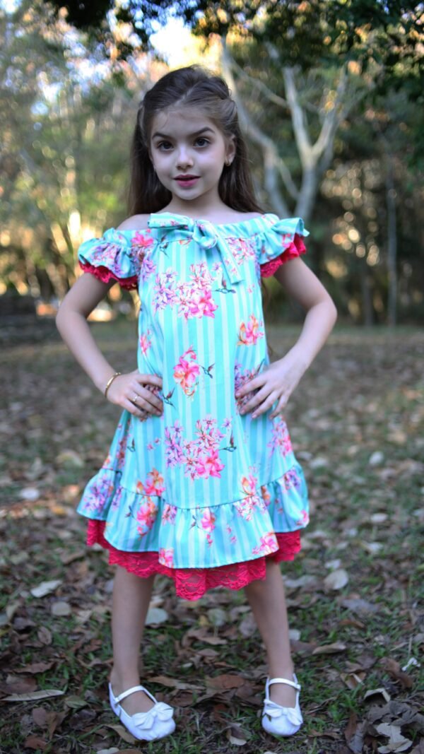 Molde Vestido Amanda Infantil Feminino Regular