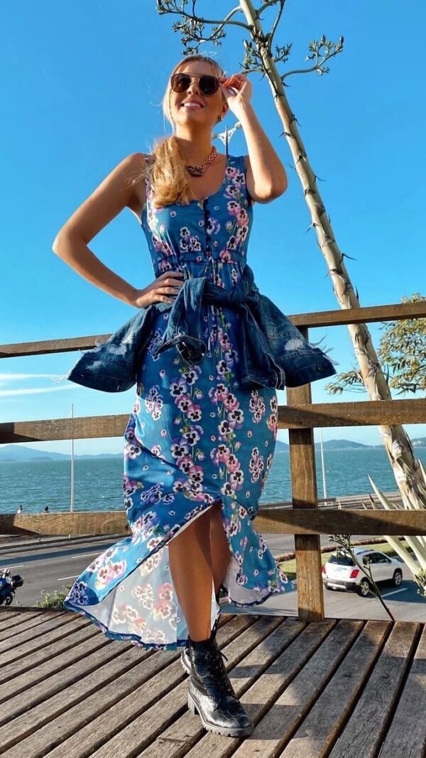 Molde Vestido Sereia Malha Feminino Regular