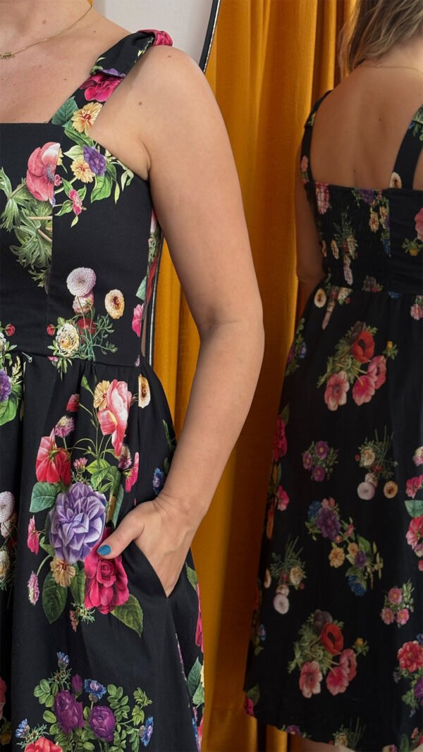 Molde Vestido Alça Laço e Lastex nas Costas Feminino Regular - Image 2