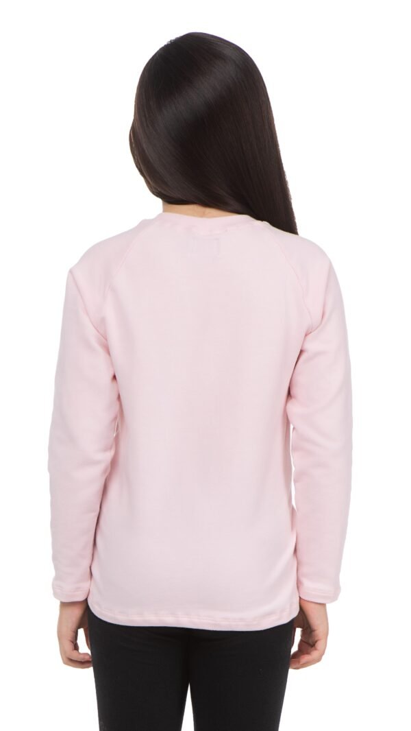 Molde Camiseta Básica Manga Longa Infantil Feminino Regular - Image 2