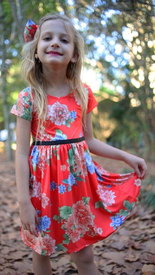 Molde Vestido Alice Infantil Feminino Regular - Image 2