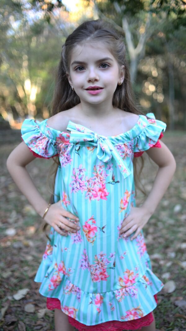 Molde Vestido Amanda Infantil Feminino Regular - Image 2