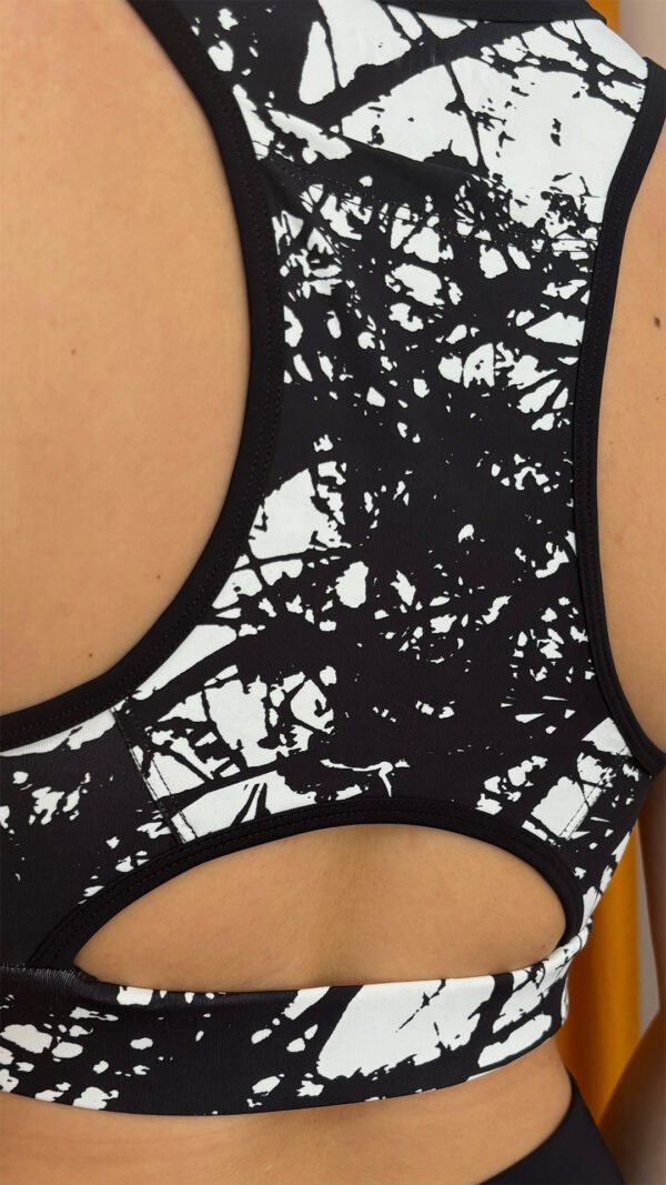 Molde Top Nadador com Bolso Fitness Feminino Slim - Image 2