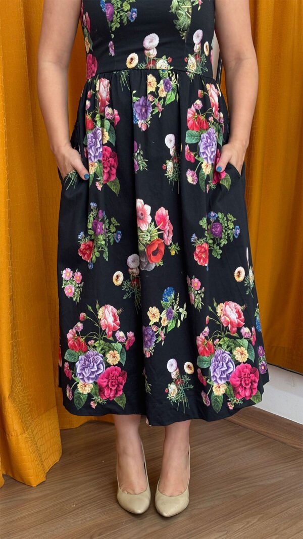 Molde Vestido Alça Laço e Lastex nas Costas Feminino Regular - Image 5