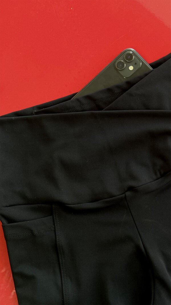 Molde Calça Legging com Bolsos Fitness Feminino Slim - Image 6