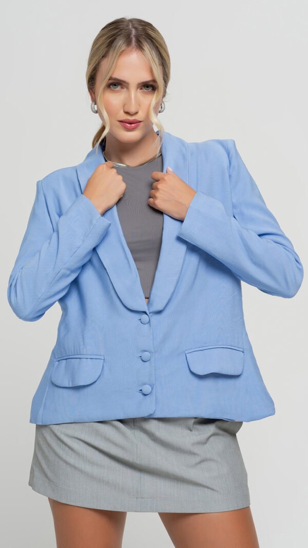 Molde Blazer Amarração nas Costas Feminino Regular