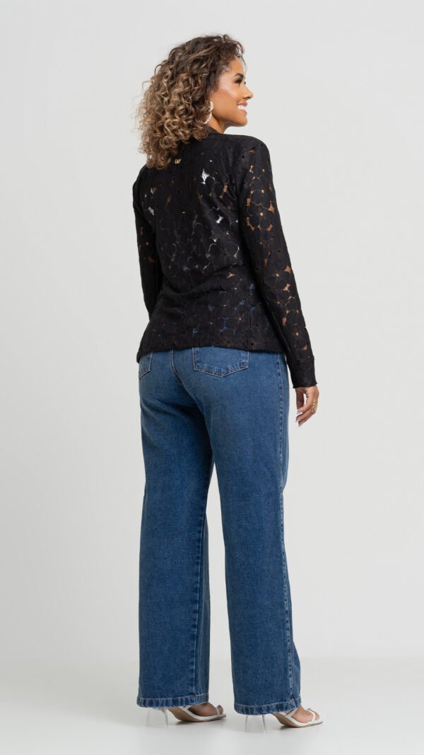 Molde Blazer de Renda Feminino Slim