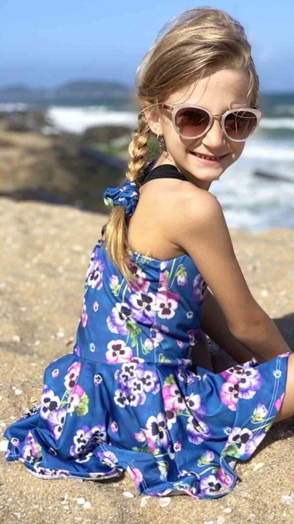 Molde Maiô Vestido Praia Infantil Feminino Slim - Image 2